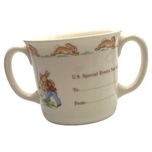 Vintage 1993 Royal Doulton Bunnykins Two-Handle English Mug Children Special Ed.